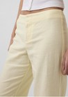 NWT-GAP Yellow Low Rose Linen Blend Flare Pants, Size 8 — photo 6