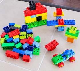 HUGE LEGO DUPLO LOT 5380 5416 5931 6152 10847 Blocks Figures Cars Animals