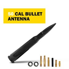 Carbon Fiber 50 Cal Bullet Antenna For Car Dodge RAM 1500 2500 3500 4500 Trucks