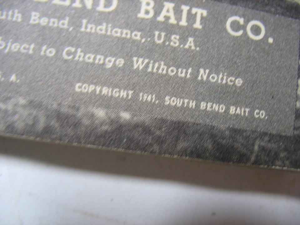 Catalogue De Pêche South Bend 1941 - 136 Pages Vintage - Avec Enveloppe D'origine