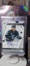 2022-23 Upper Deck SP Authentic Future Watch Auto Matty Beniers Rookie Auto /999