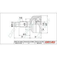 Dr!Ve+ Antriebswellengelenk Satz Passend FüR Honda Accord Civic Crx Integra