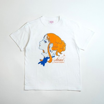 ONE PIECE HEROINES T-shirt B NAMI size L white Japan New