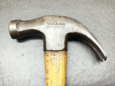Rare Vintage True Temper VULCAN Dynamic Claw Hammer Original Wood Handle Nice!