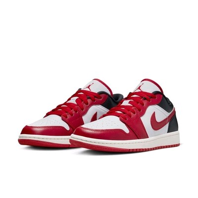 Air Jordan 1 Low レッド 10サイズ Womens Size 10.5 Nike Air Jordan 1 Low Shoes White Gym Red Black