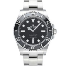ROLEX Submariner 124060 Black Case Size 41 x 41 mm Men's Used Watch 51319