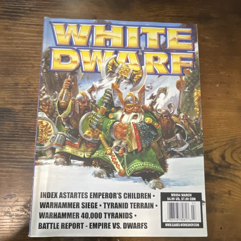 White Dwarf Magazine Issue 254 March English Warhammer Warhammer 40,000