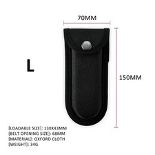 Folding Knife Multi Tool Case Pouch 5" Cowhide Leather Sheath Pocket