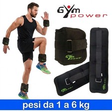 Cavigliere e Polsiere con Pesi Regolabili Fitness Palestra Ankle Weights 1-6 kg