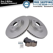 Front Brake Pad & Rotor Kit Ceramic Premium G-Coated Fits 2020-2021 Cadillac CT5