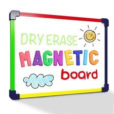 ScribbleDo Magnetic Dry Erase Board for Kids Whiteboard 9 x12 Includes White