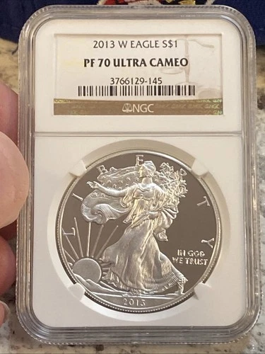 2013 W ~ NGC PF70 ULTRA CAMEO 1 OZ AMERICAN SILVER EAGLE