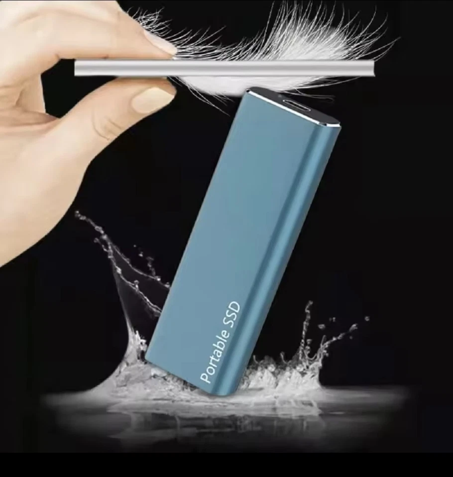 8 TB - Portable USB 3.1/Type-C External SSD, OTG, High-Speed Drive - Image 2 of 4