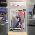 Panini Prizm 2024 Drake Maye Rookie Silver Prizm #329 Patriots PSA 9