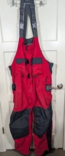 StrikeMaster Hardwater Wear Ice Fishing Bibs Size 2XL Red Hard Water