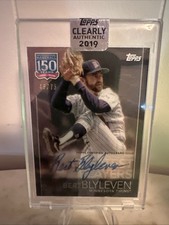 2019 Topps Clearly Authentic Autographs - 150 Years of Baseball Bert Blyleven