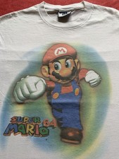 Vintage Mario N64 T Shirt 90s toys R Us Promo Men’s Large
