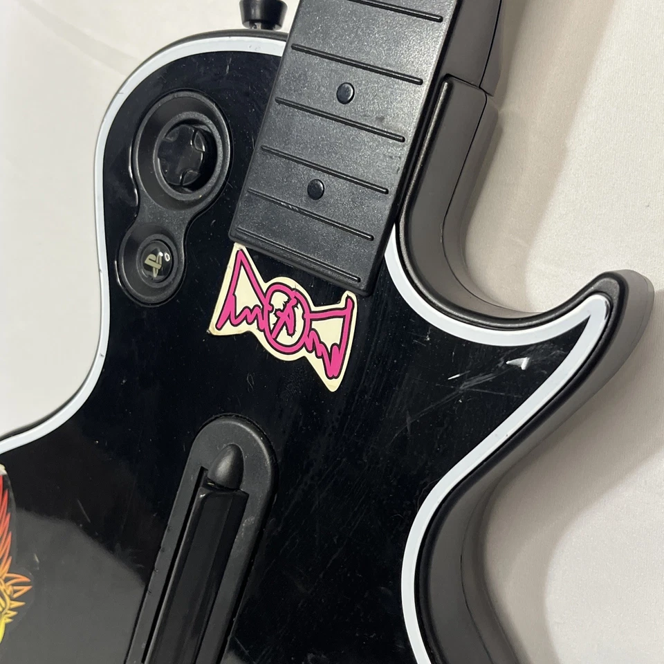 PS3 Guitar Hero 95123.805 Gibson Les Paul Guitar Controller Black No Dongle Read - Image 4 of 4