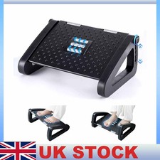 Ergonomic Adjustable Under Desk Foot Rest Leg Support for Office UK