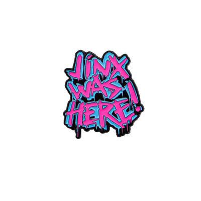 Pin JINX WAS HERE! Anstecker Arcane Anime Anstecknadel Badge Revers Manga Japan
