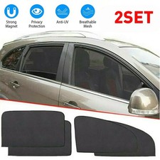 8PCS Car Side Window Sun Shade Cover Visor Mesh Shield UV Block Sunshade screenA