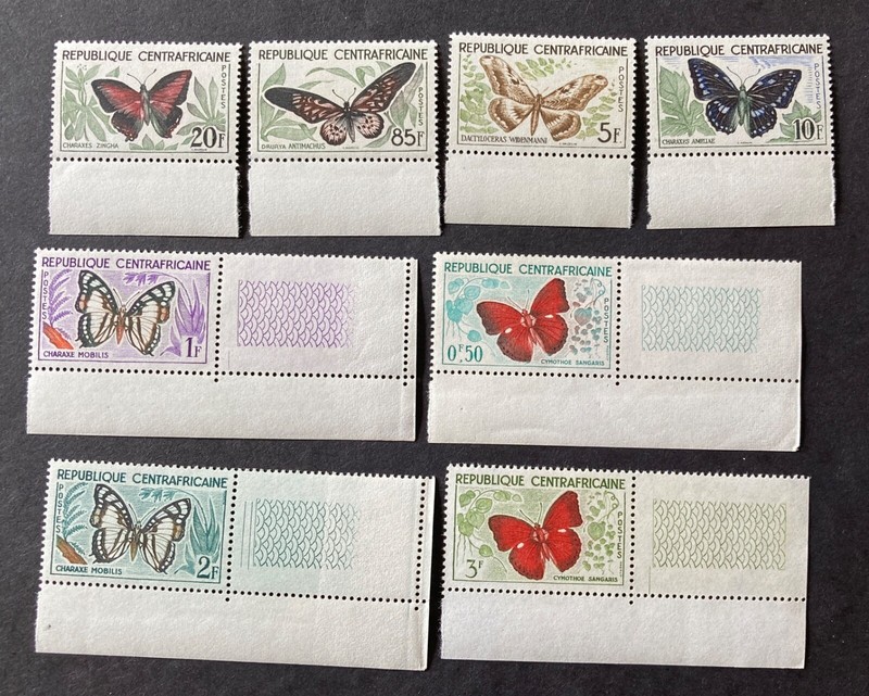 Republic of Central Africa Postal and Airmail Stamps  4-11, C1-3 MNH