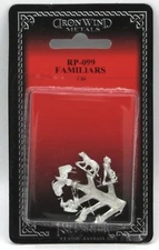 Ral Partha RP-099 Familiars (Fantasy) Cat Owl Hawk Toad Demon Dragonette Critter