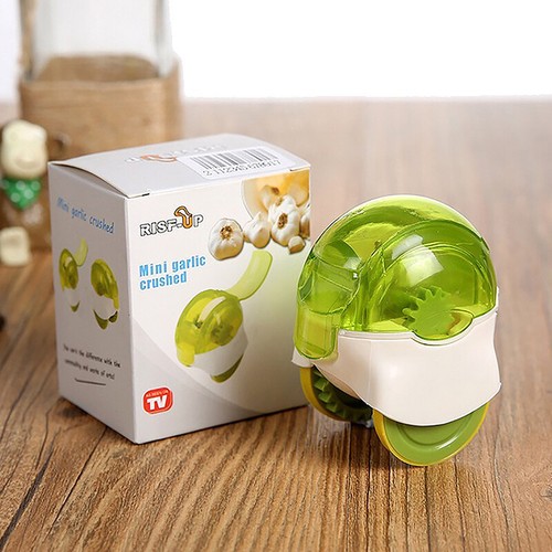 Hand Push Garlic Crusher Kitchen Tool Wheel Garlic Mincer Roller Kitchen Aid - Picture 5 of 14