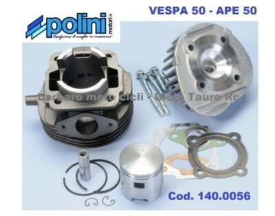 Kit Cilindro DR 102ccm Per Vespa V50, PK E Ape 50 - Cilindro In Ghisa Con Testa E Pistone - Foto 3