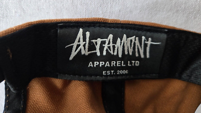 Casquette Altamont Snapback Homme - Marron, Taille Unique, Coton (neuf Sans étiquette)