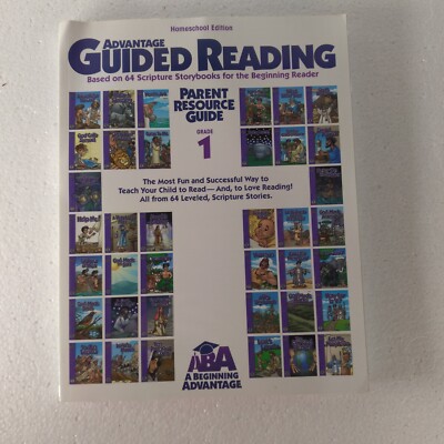 Advantage Guided Reading Homeschool Parent Resource GRADE 1
