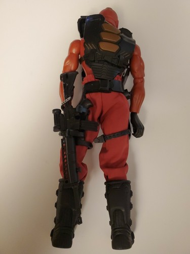 Cobra CLAWS RED NINJA GI JOE by Hasbro 12” Inch Action Figure 2003. - Picture 2 of 6