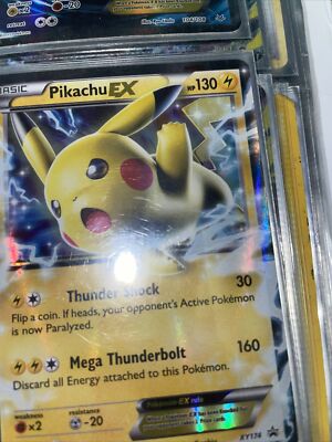 Pikachu EX XY174 XY Promo Ultra Rare EX Holo Lightning Basic