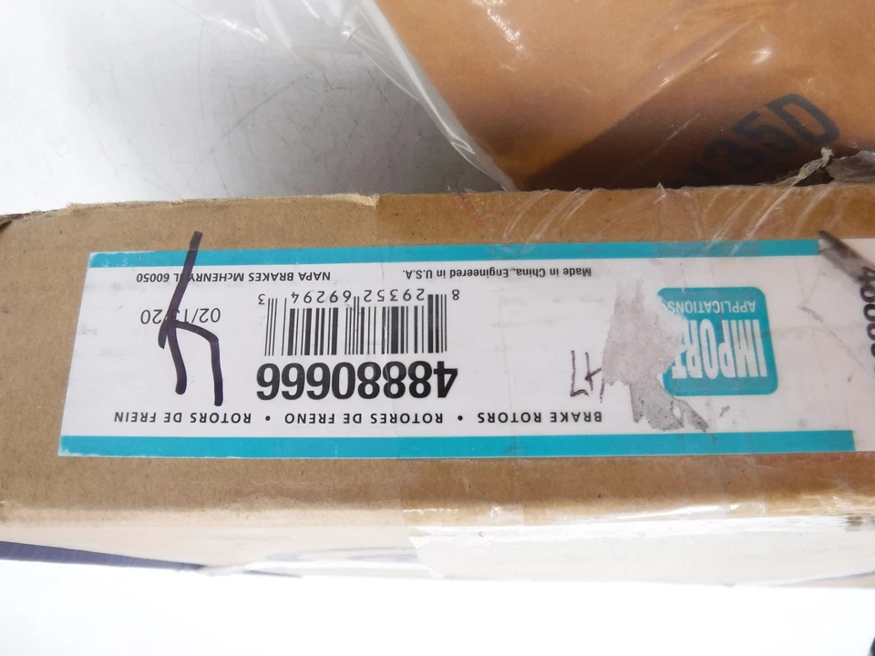 Rotor de freno Napa Premium 48880666 para Acura TSX 2009-2014 Foto 3 de 3