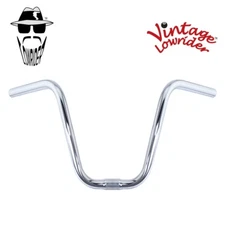 F&R VINTAGE LOWRIDER Bicycle 9" Rise Dyno Style Handlebar 25.4mm Chrome Cruiser