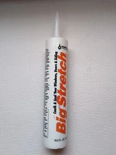 Sashco Big Stretch 10.5 Oz. Acrylic Elastomeric Caulk, Clear 10006 Sashco Big