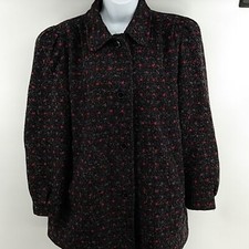 Karizma East Lid Size 12 Black With Pink And Purple Polka Dot Jacket