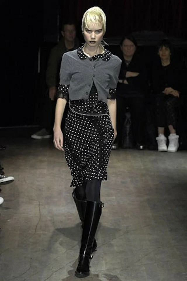 Vestido Junya Watanabe AW Punto Twist con Cárdigan Adjunto Talla S Nuevo con Etiquetas Comme Des Garcons Foto 4 de 4