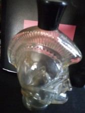 decorative clear glass bottle