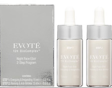 EVOTE 12h BioComplex Night Face Elixir 2-Step Program ~ 2 Piece 0.5 oz Each