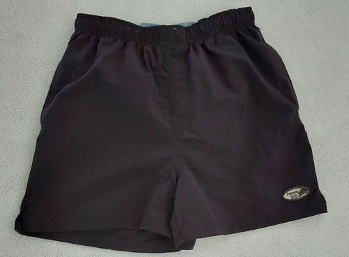 Panama Jack Swim Trunks Boy's Size Large Black Lined Drawstring Summer Vacation