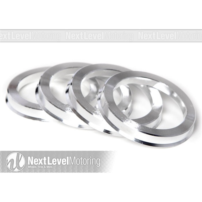 SET OF (4) ALUMINUM HUB CENTRIC RINGS 73.1 / 57.1 VW VOLKSWAGEN BEETLE