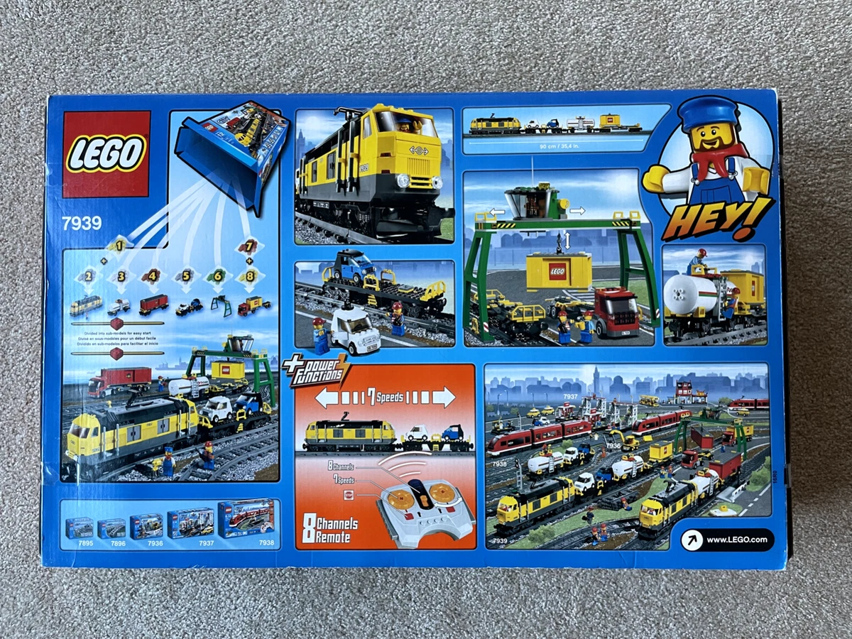 Lego city best sale yellow cargo train
