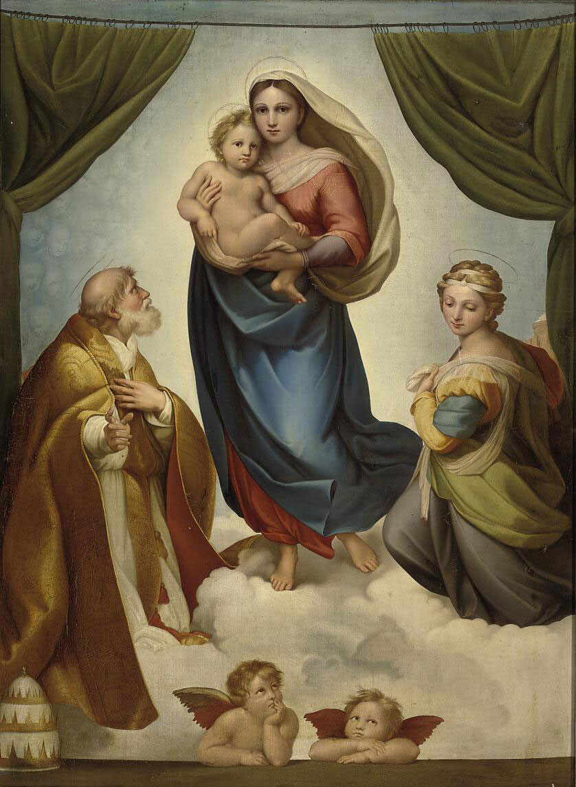 The Sistine Madonna By Raphael Print - 8