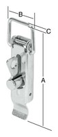Vormann Kistenverschluss 110 X 37 Mm Verzinkt - 001206105Z