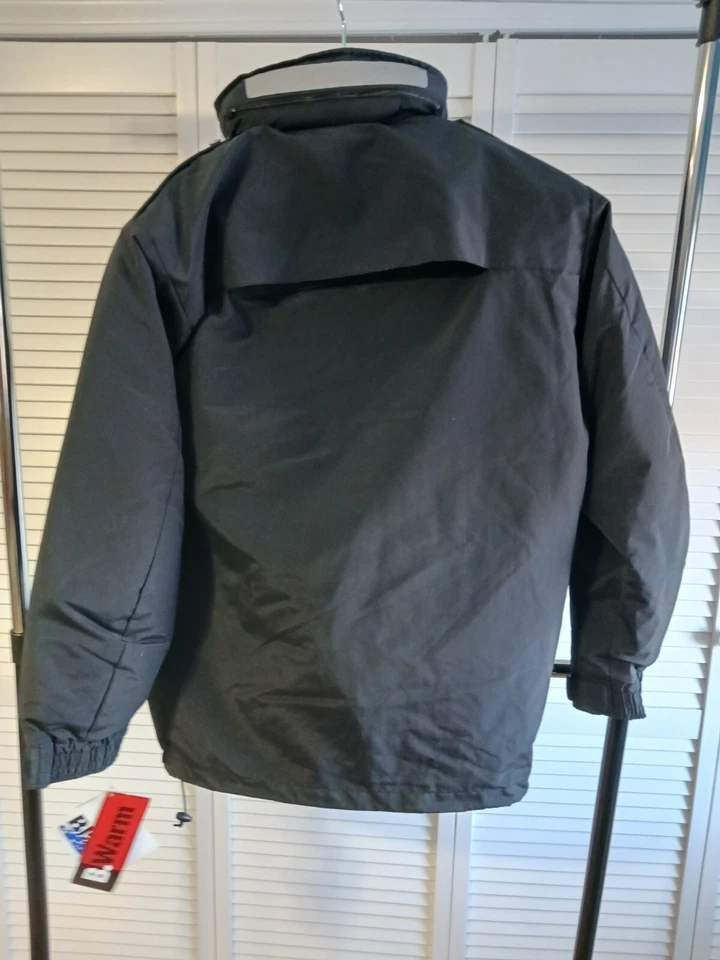 B.DRY® Parka w/Liner, Waterproof, Breathable Blauer 9860, Black, Without Liner - Image 2 of 4