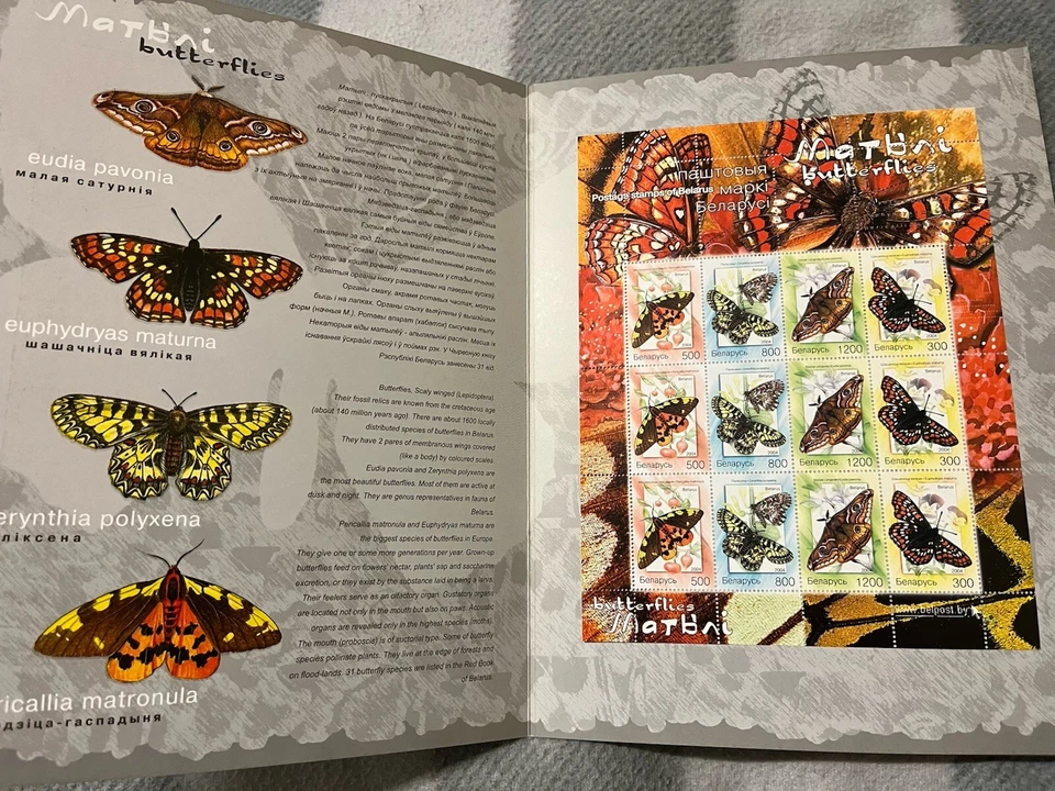 3x Belarus - Butterflies- Booklets - MNH** CB8 - Gods Price! - Image 2 of 3