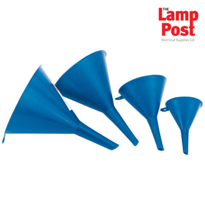 Draper 43853 4-teiliges Kunststoff verschiedene Größen Trichter Set Küche Garten Heizöl
