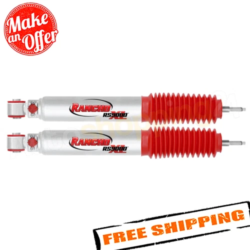 Juego de 2 Amortiguadores Delanteros Rancho RS9000XL para Nissan D21 Frontier Xterra Foto 3 de 4