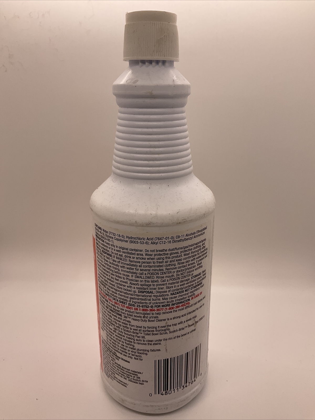 3M Heavyduty Bowl Cleaner Liquid 1 Qt. Bottle 34764 for sale online eBay